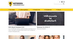 Desktop Screenshot of notodden.vgs.no